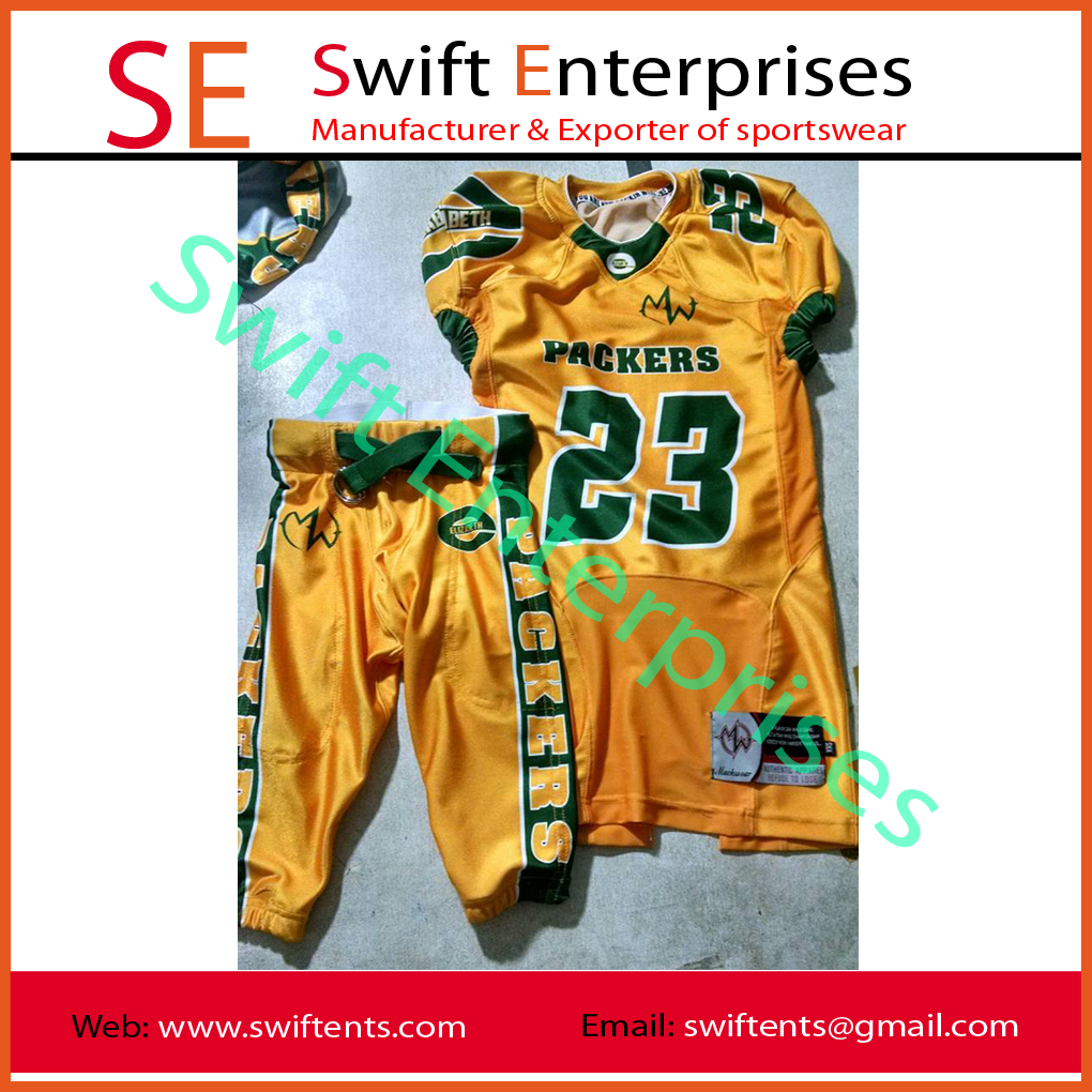 American Football Team Uniform